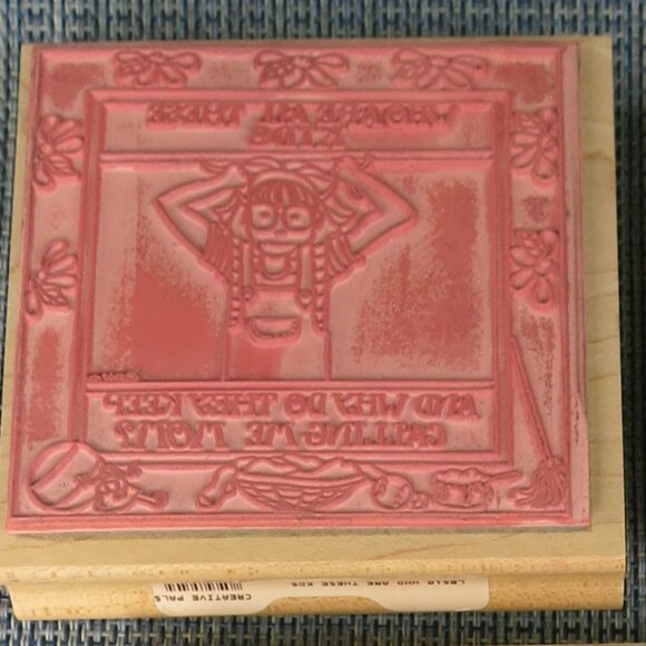 Vintage Easter Thanksgiving Happy Birthday Mother Kids Rubber Stamps Mixed Lot - Picture 7 of 8